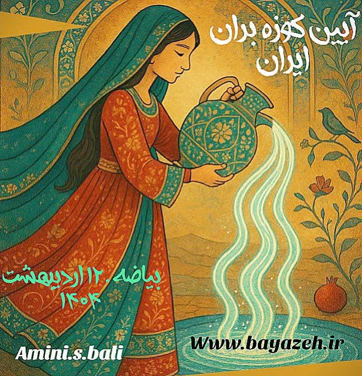 عوامل اجرایی کوزه بران ایران .مدیر فرهنگی ایران.تاریخ کوزه بران ایران 1404،نیشابور نامه ، تاریخ بیابانک ، محمد رضا فاضلی ، فاضل ، گنجیته فاضل ، 490400ثبت ، آیین کوزه بران ایران در بیابانک ، تاریخ کهن نیشابو